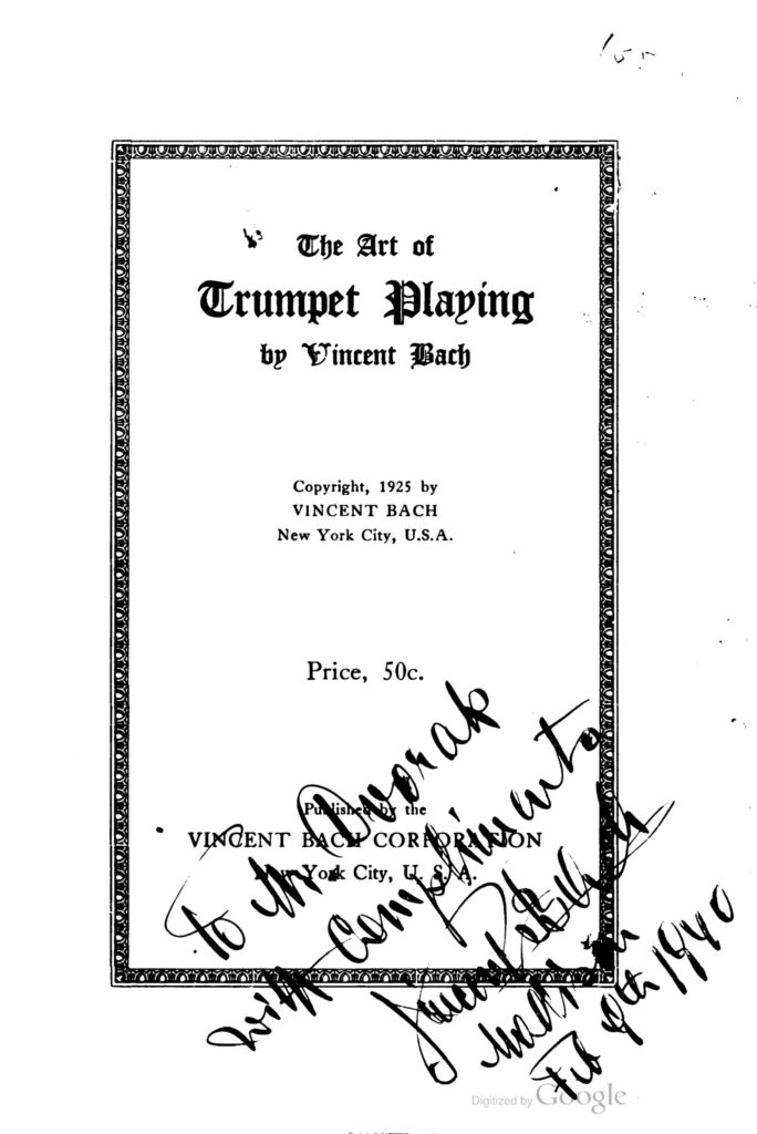 History Publications TheArtofTrumpetPlaying 1925