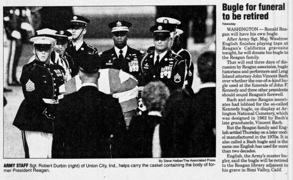 History ReaganBugle June112004 JournalCourier
