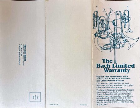 History Warranty 1985 page1