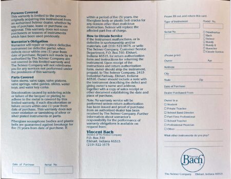 History Warranty 1985 page2