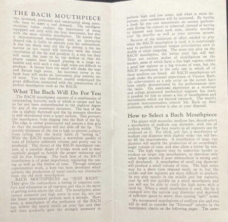 Mouthpeice Catalog 1929 p2