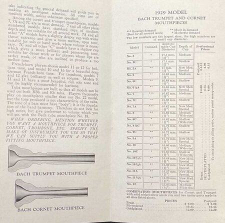 Mouthpeice Catalog 1929 p3