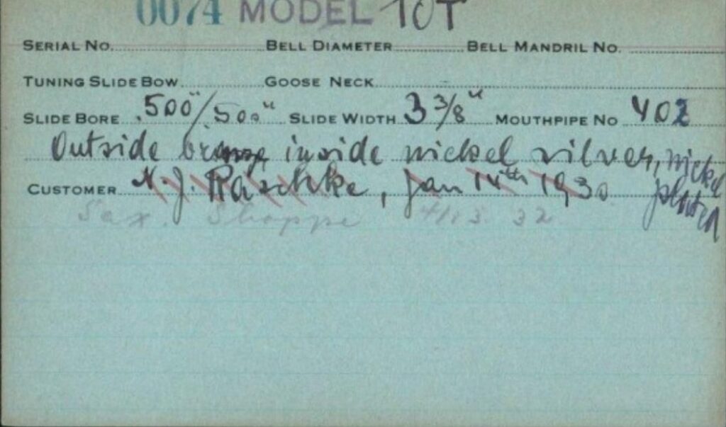 Trombone ShopCard 0074