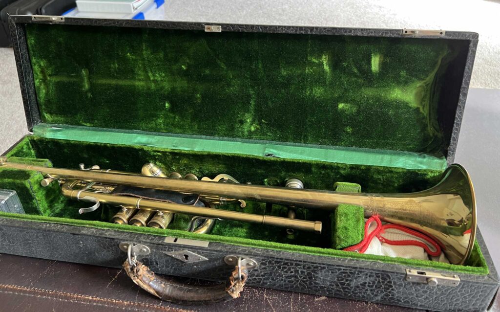 Trumpet Case AidaTrumpet Open 1925