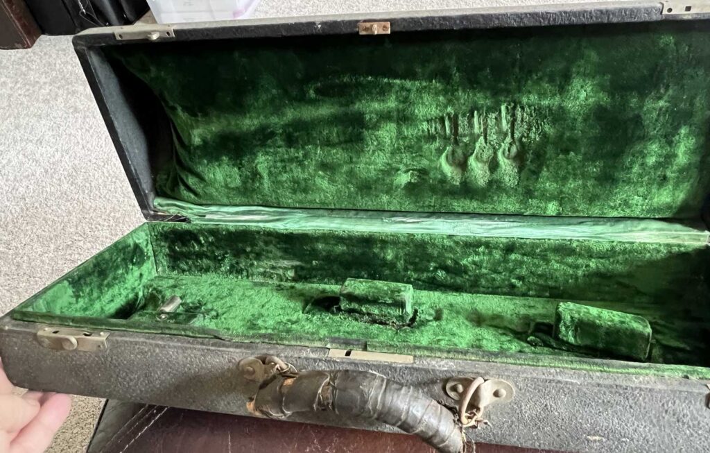 Trumpet Case Green RotaryBb 1928