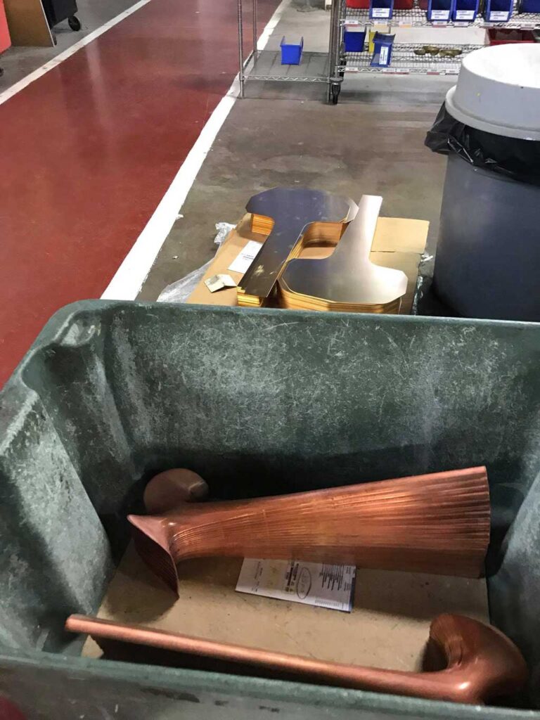 Trumpet Bell Hydroforming Elkhart blanks