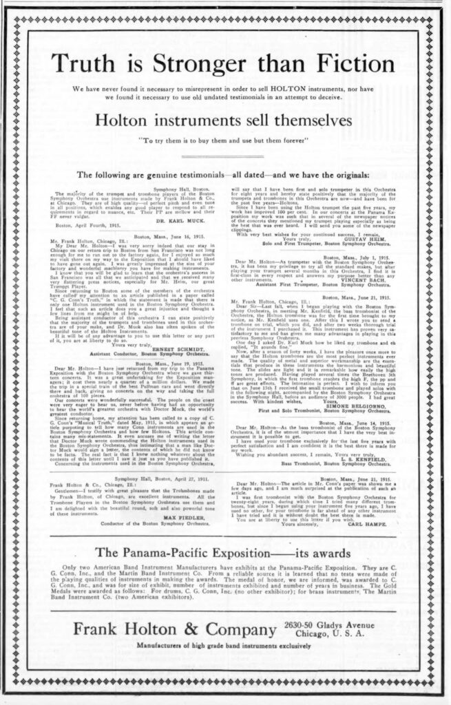 VincentBach Artist Holton IntlMusician Aug1915