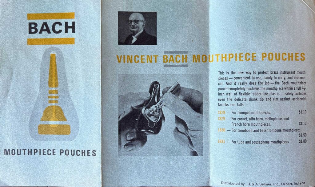 Accessory MouthpiecePouches Elkhart 1960s
