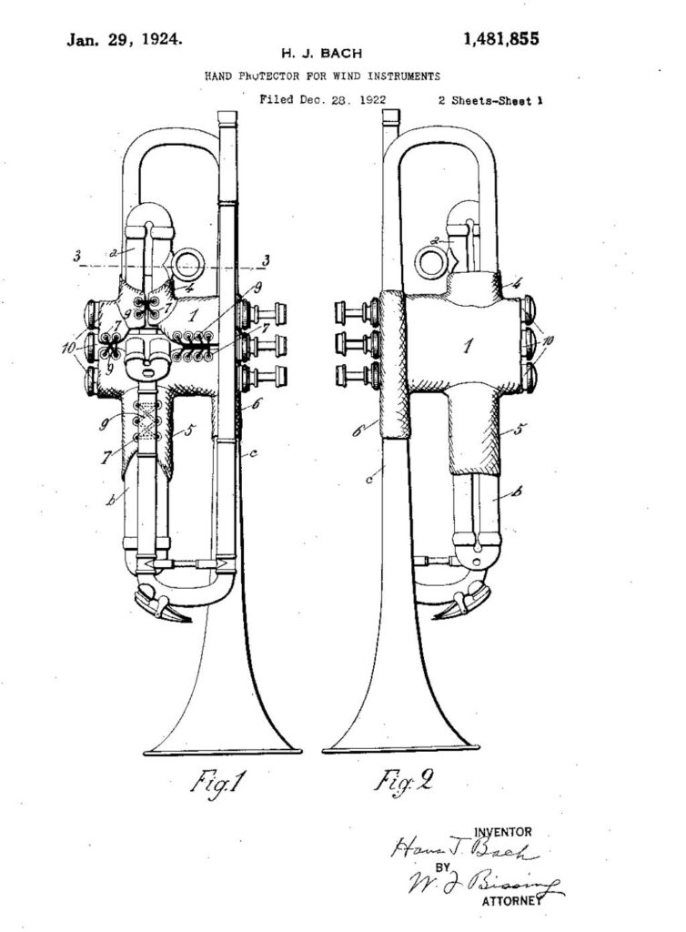 History Hansbach PatentUS1481855