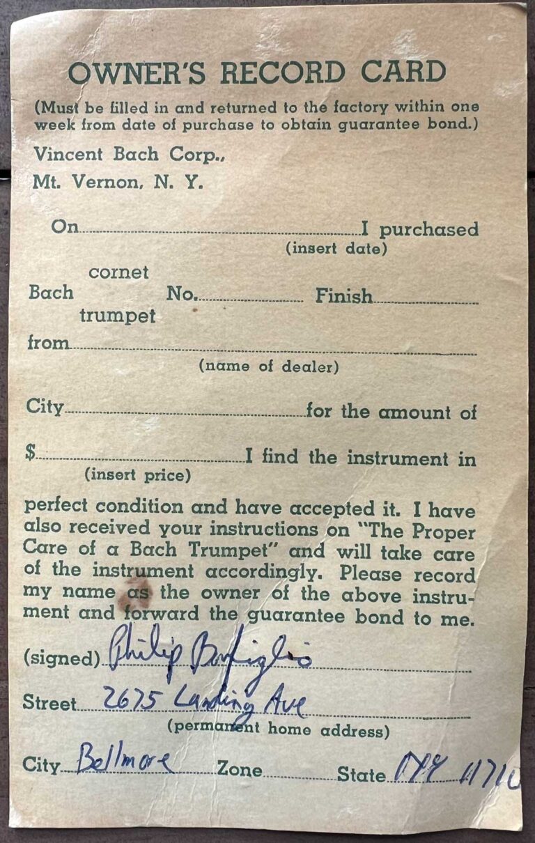 History RegistrationCard 25042