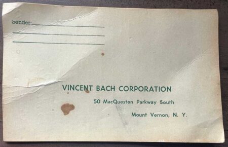 History RegistrationCard 25042Front