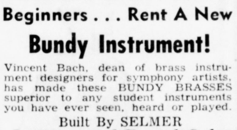 History VincentBach BundyBrass1963