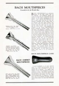 Mouthpiece Catalog 1925