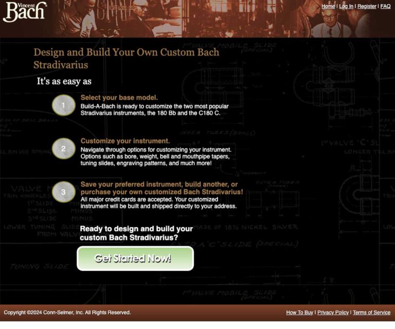 Build a Bach website