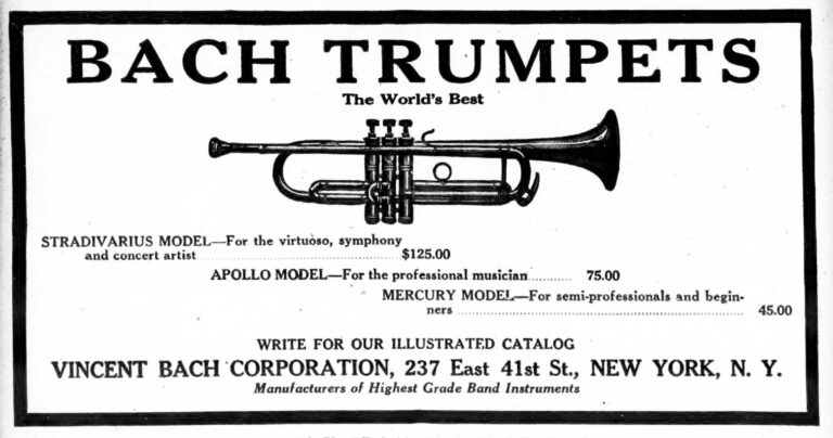 Trumpet ModelBachs InternationalMusician Dec1925