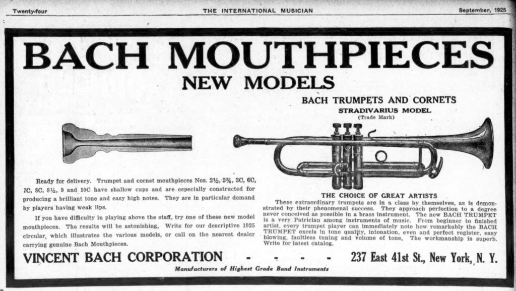 Trumpet ModelStrad1925 InternationalMusician Sept1925 ZOOM