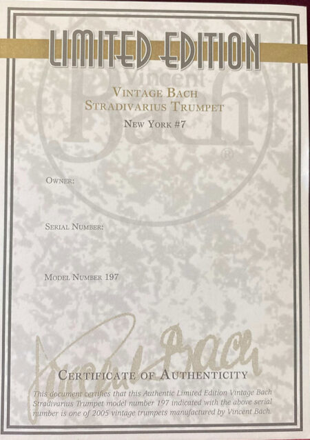 Trumpet Models SpecialEdition197 2005