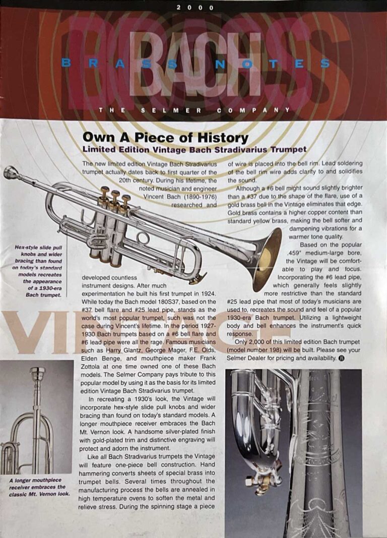 Trumpet Models SpecialEdition198 2000