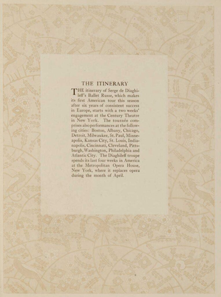 VincentBach Artist DiaghilevBalletRusse 1916