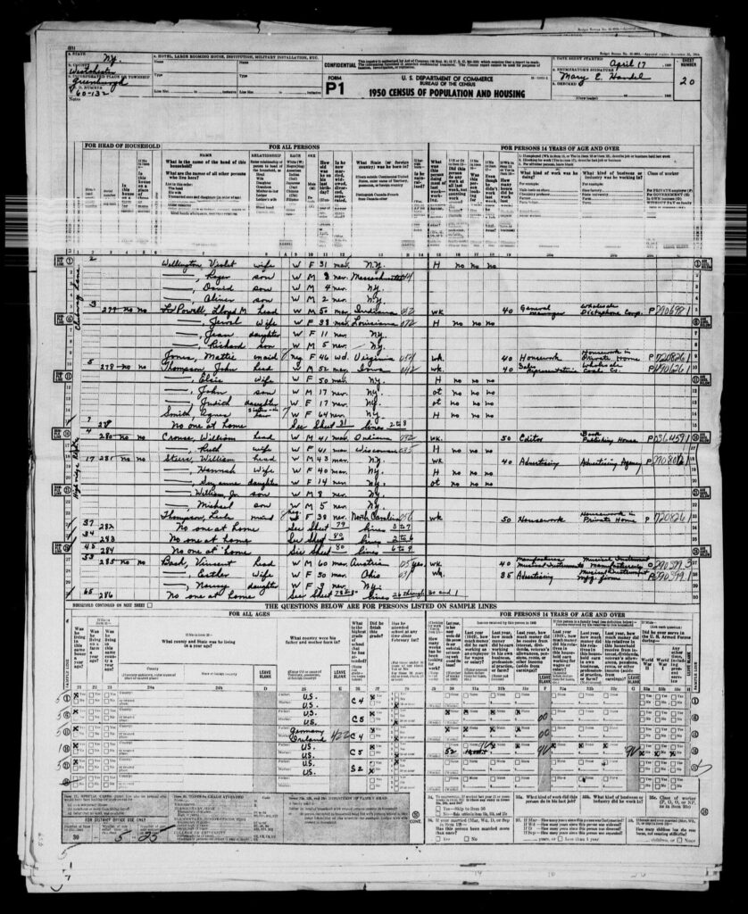 VincentBach Personal 1950Census