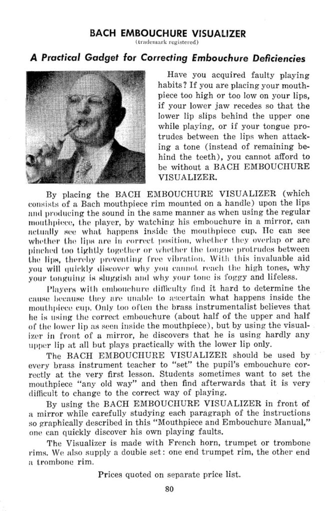 Accessory EmbouchureVisualizer 1954p42