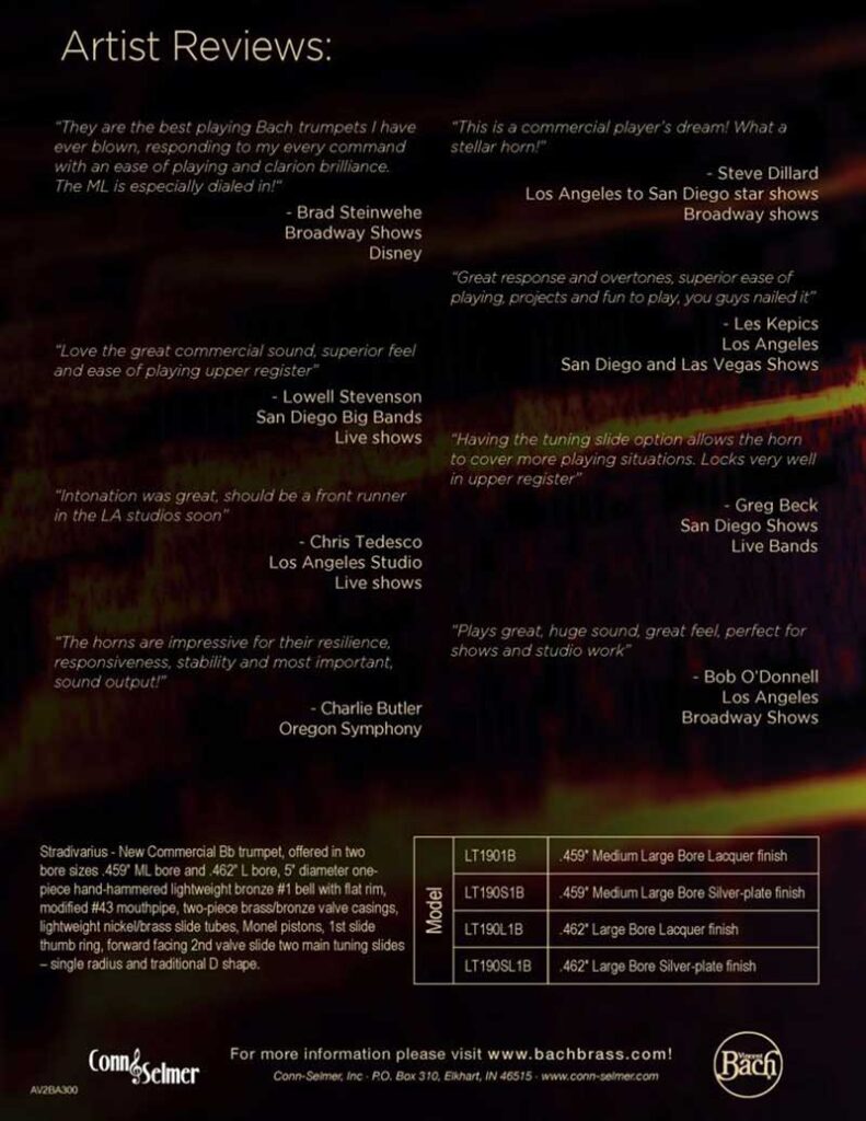 BachAd BachCommercialTrumpet 2014 page2