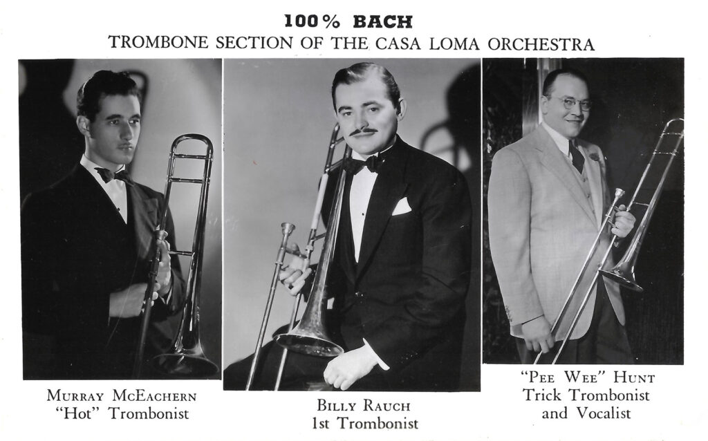 BachAd CasaLoma TromboneSection Front