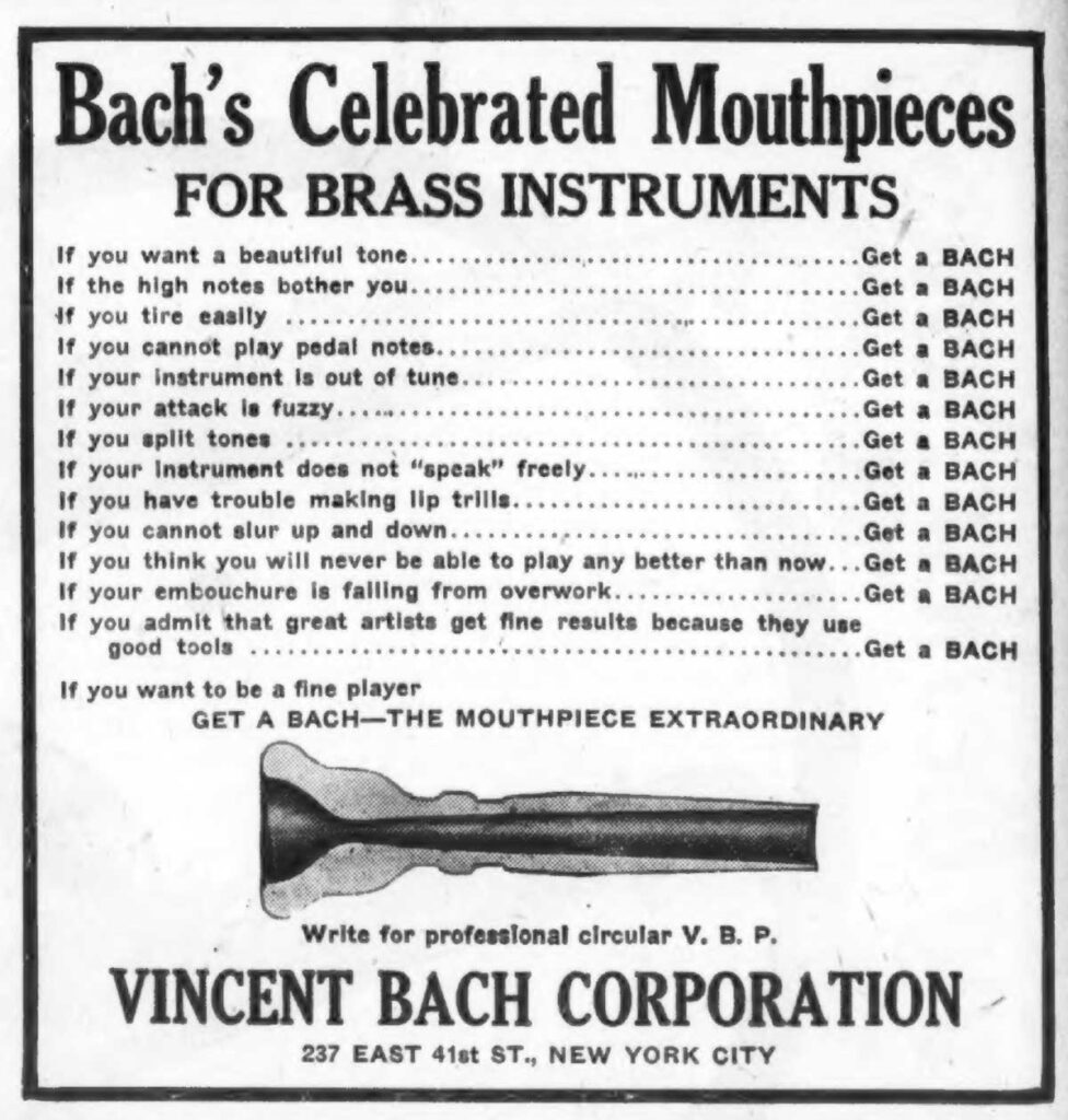 BachAd GetABach InternationalMusician Nov1923