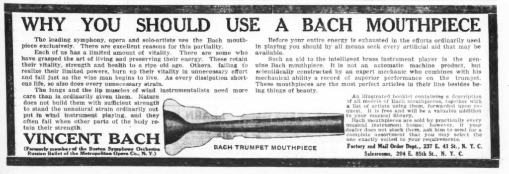 BachAd NewFactory2 InternationalMusician April1922