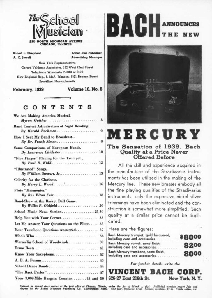 BachAd SchoolMusician Mercury Feb1939
