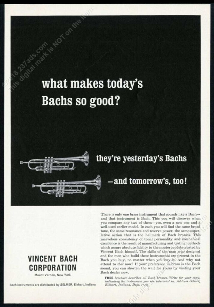 BachAd SelmerBachSoGood 1963