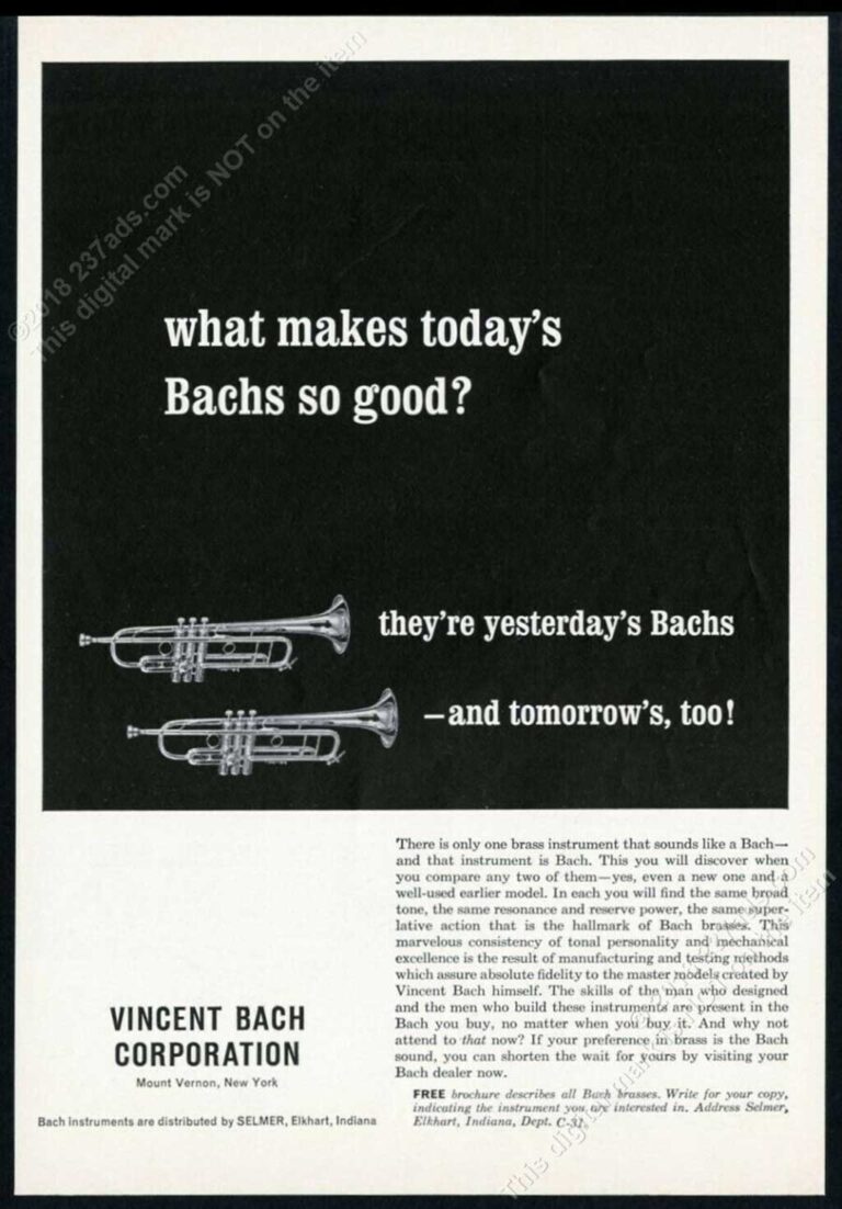 BachAd SelmerBachSoGood 1963