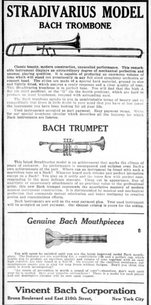 BachAd StradivariusModels InternationalMusician Sept1929p14