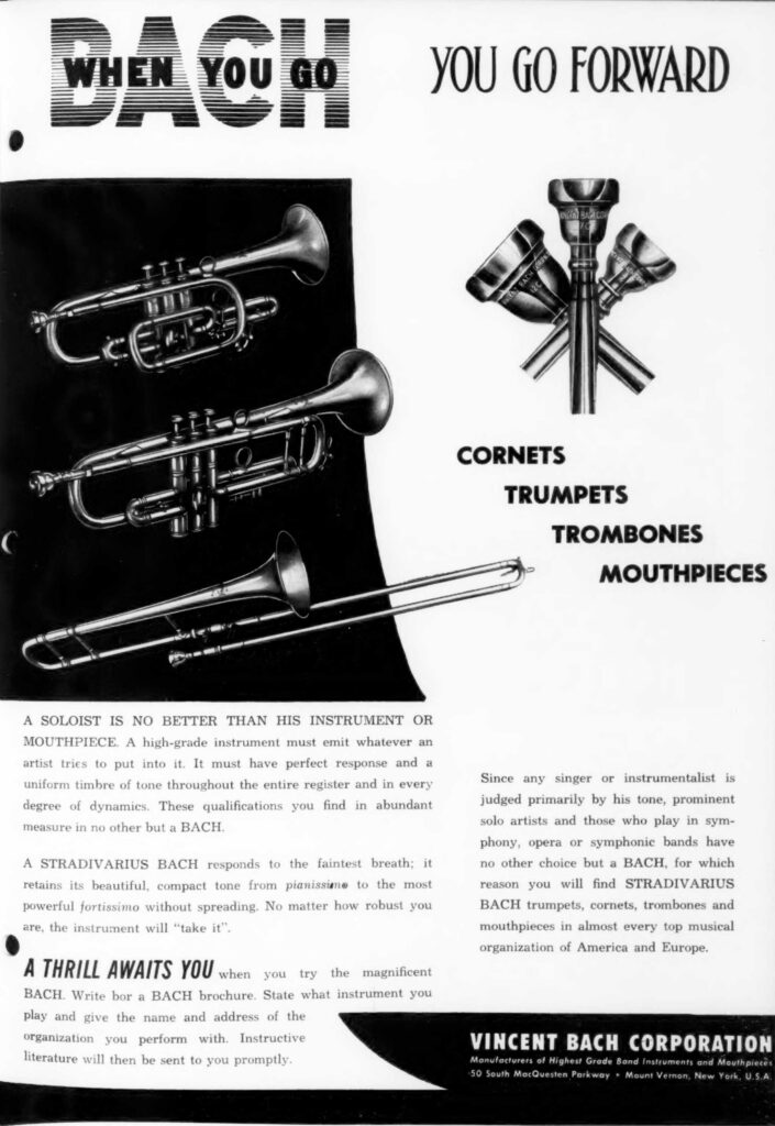 BachAd YouGoForward Instrumentalist Jan1958p57