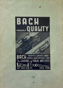 Mouthpiece Catalog 1942 back