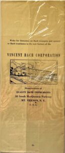 Mouthpiece Catalog 1957 back