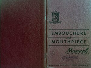 Mouthpiece Catalog 1958