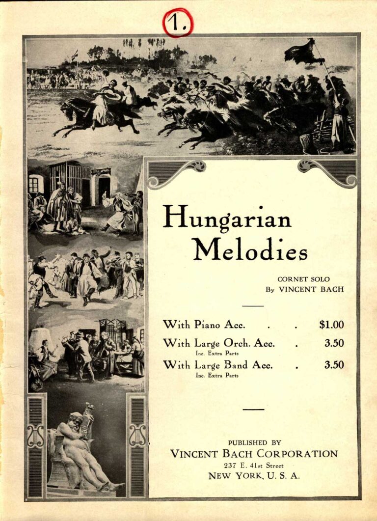 VincentBach Publisher HungarianMelodies E41st p1