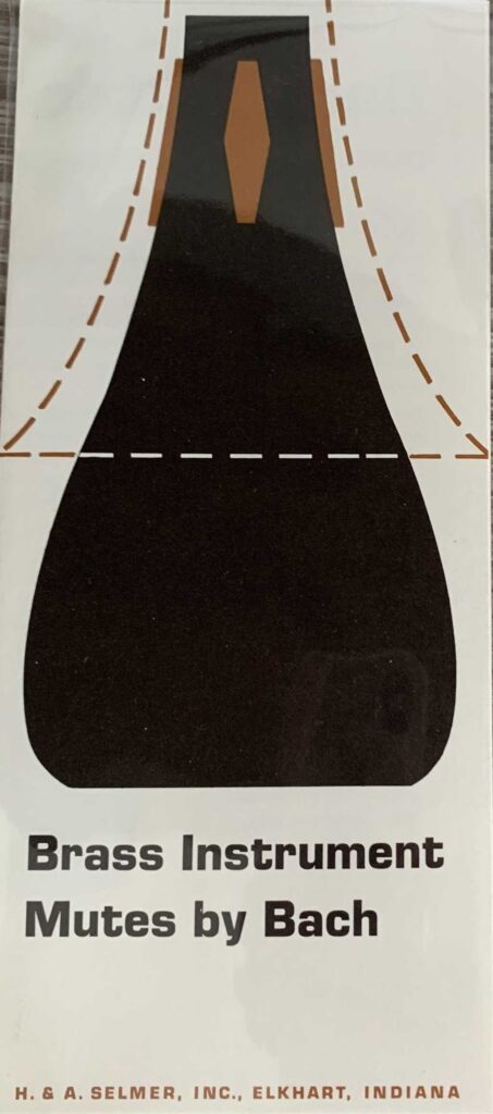 Accessory BachStraightMute CatalogFront 1960s