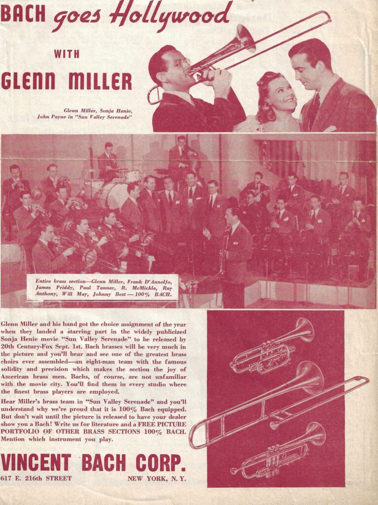 BachAd GlennMillerBachGoesHollywood 1941