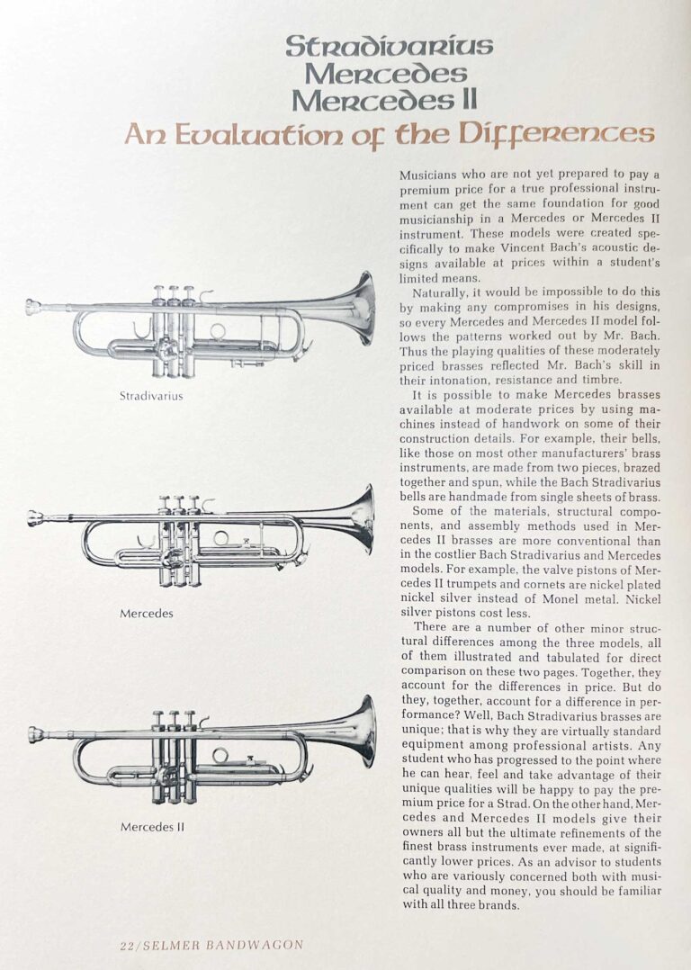 Trumpet ModelMercedes12 1973