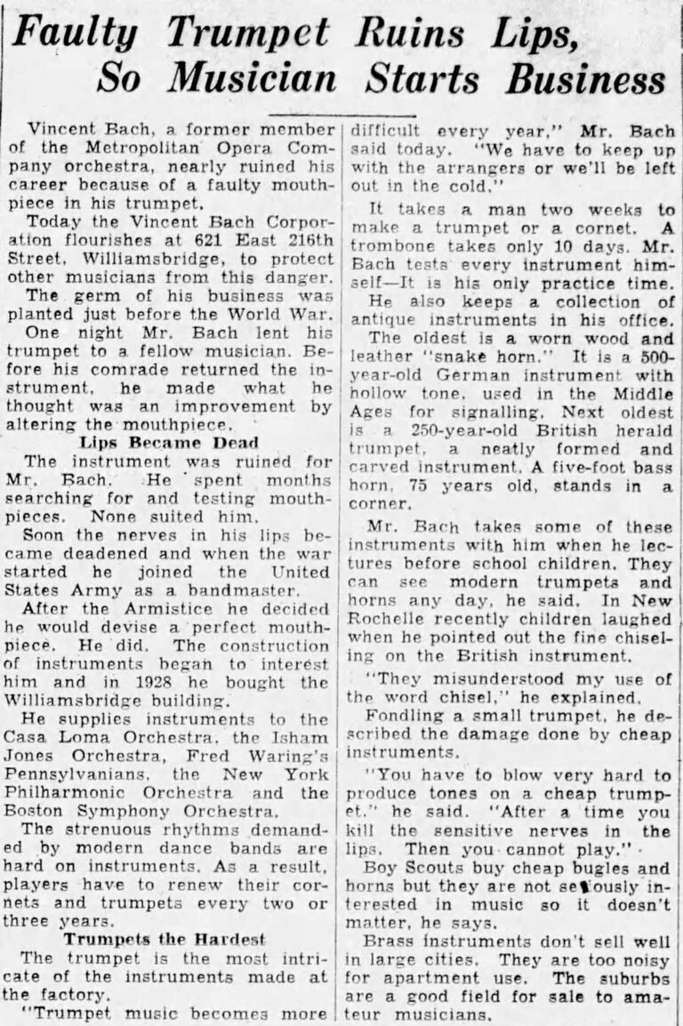 VincentBach Story RuinsLips DailyArgus May91934