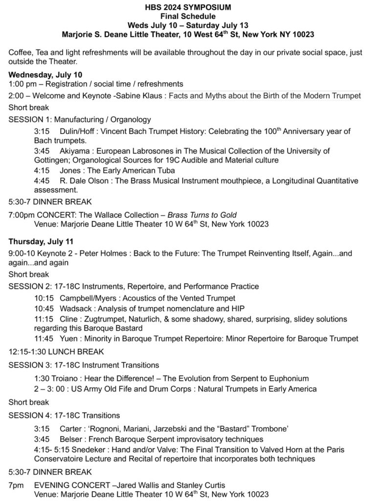 Blog Roadtrip HistoricBrassSociety 2024Agenda
